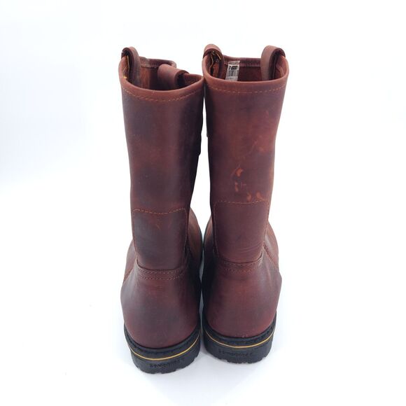 CEBU Comfort STK Shed-GR Tractor Light Work Boots Mens Size 11 Brown Pull-on - Picture 5 of 11